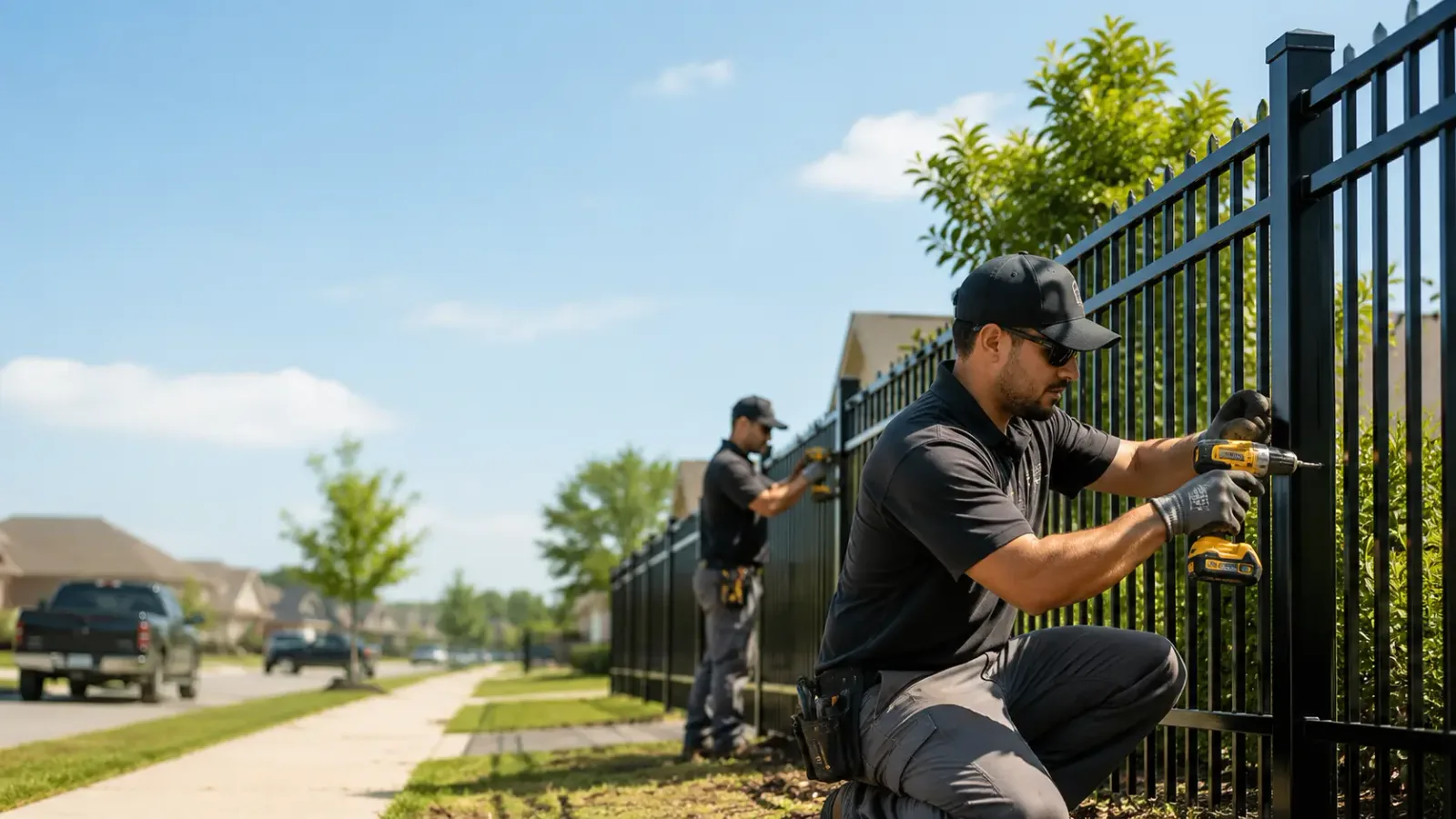 Metal Fence Installation in Faxon, OK